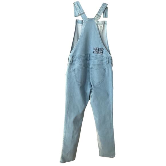 Disney Women's Our Universe Mickey Mouse 28 Overalls Blue Jeans Long Pant XS NEW - Picture 4 of 12